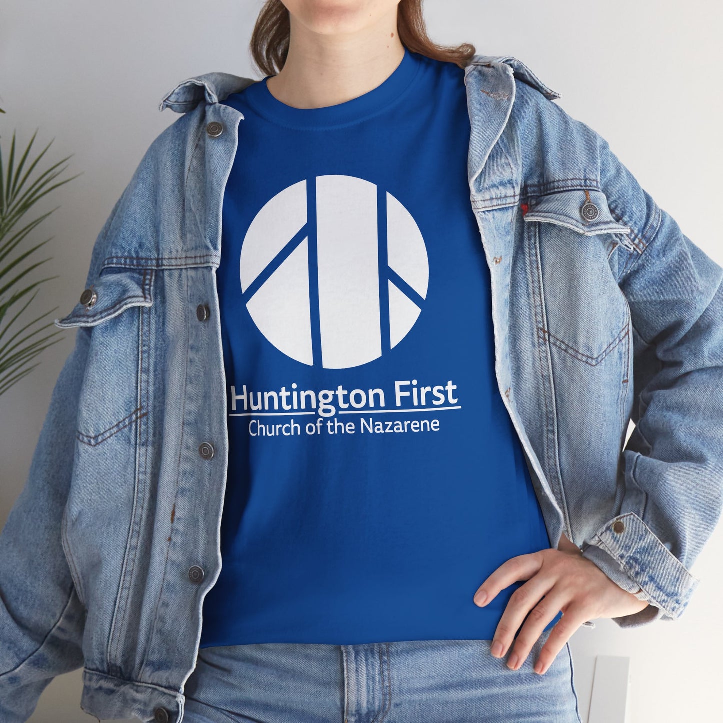 Huntington First Church of the Nazarene Logo Heavyweight T‑Shirt — HFCN