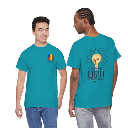 Go Be Light In A Dark World Heavyweight T-Shirt — HFCN