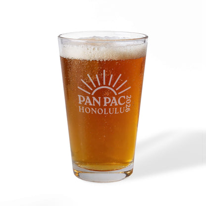 PanPac Convention 2026 Engraved 16oz Pint Mixing Glass