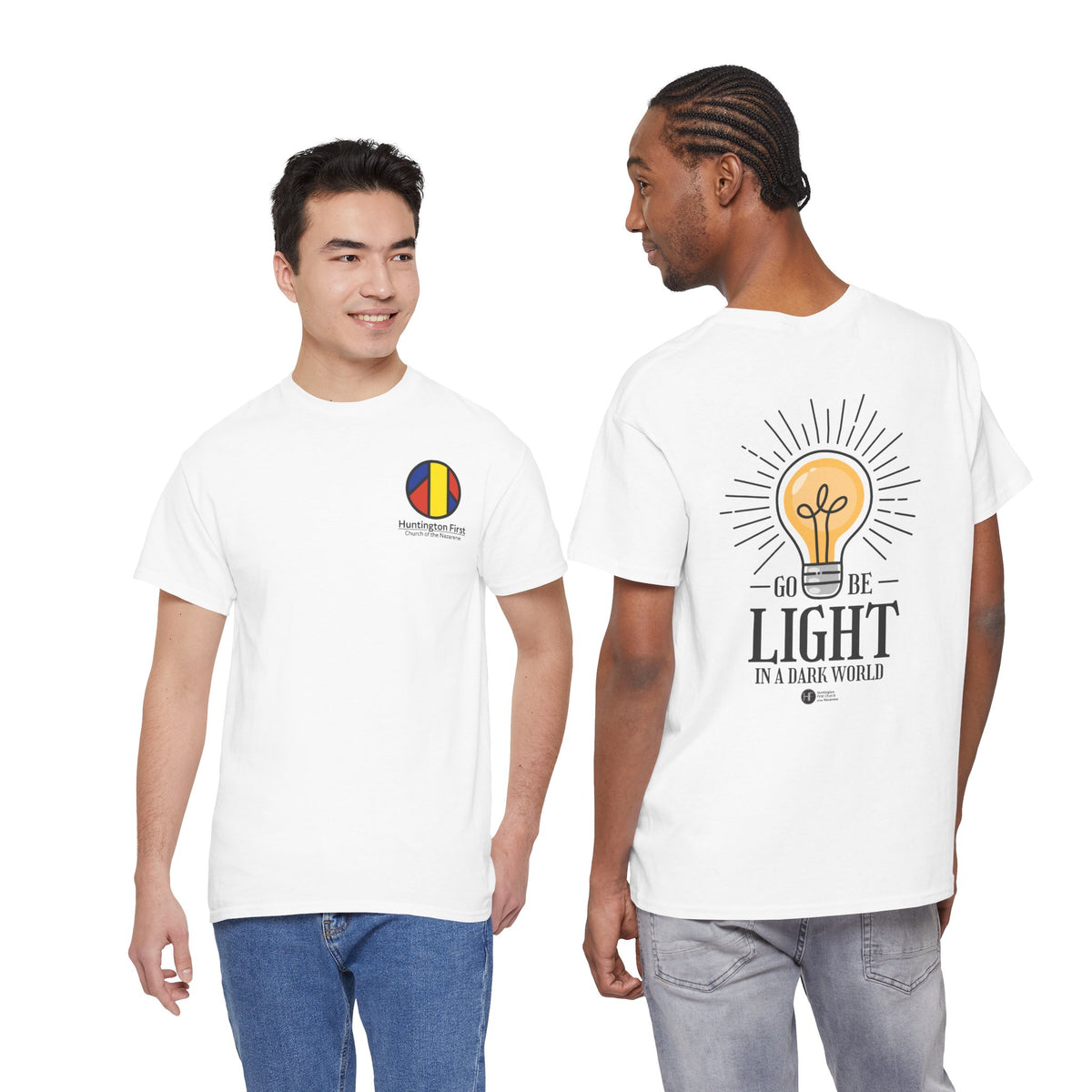 Go Be Light In A Dark World Heavyweight T-Shirt — HFCN
