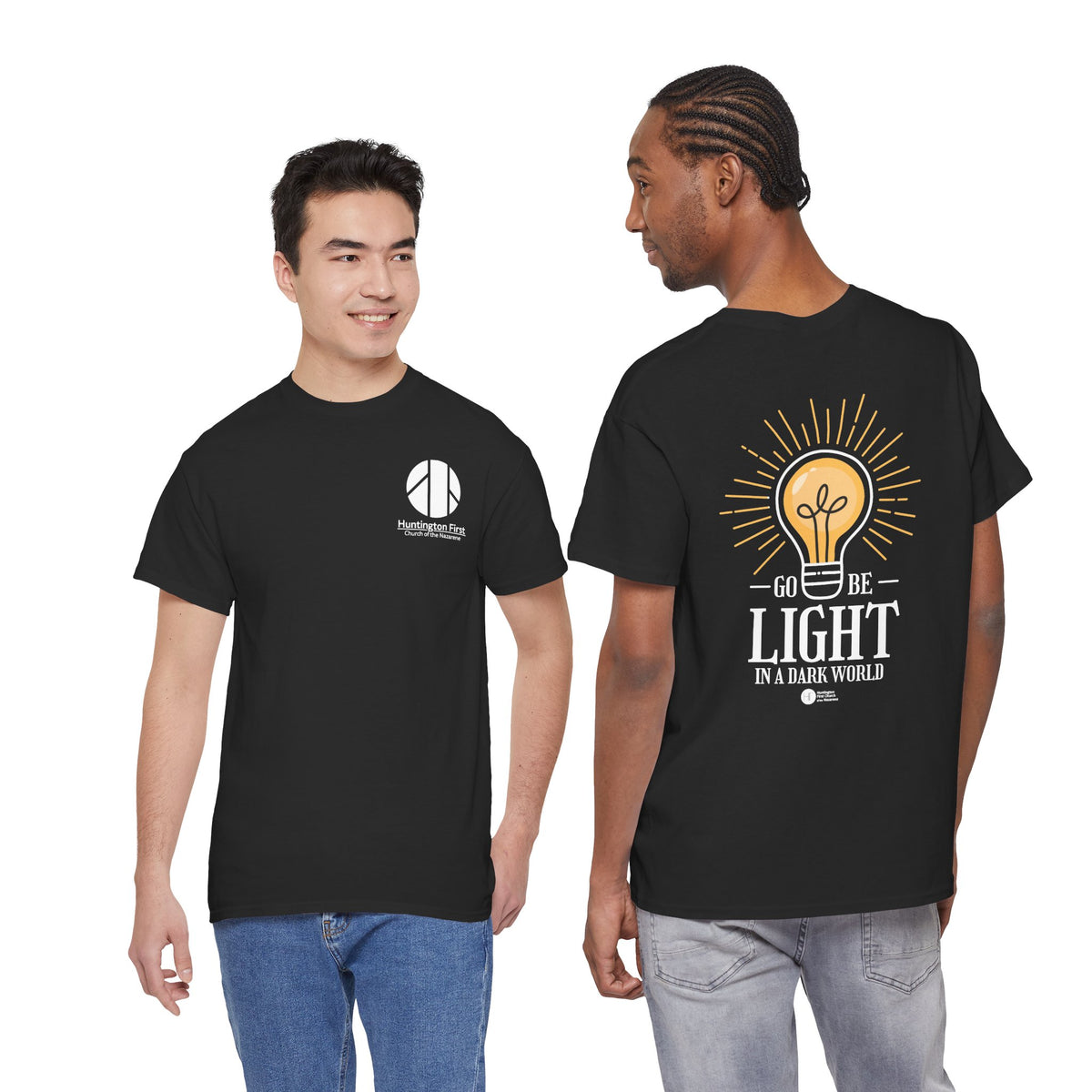Go Be Light In A Dark World Heavyweight T-Shirt — HFCN